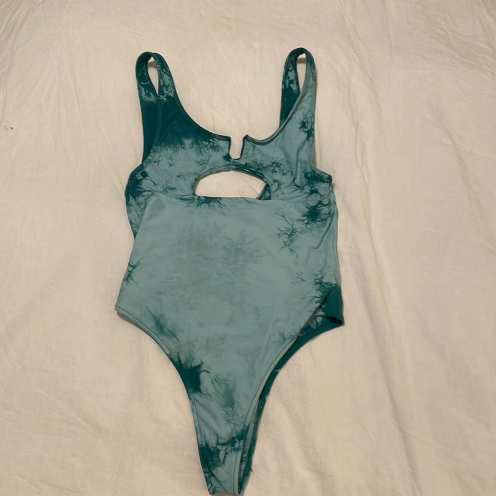 Frankies Bikini’s Lottie One Piece Emerald Tie Dye